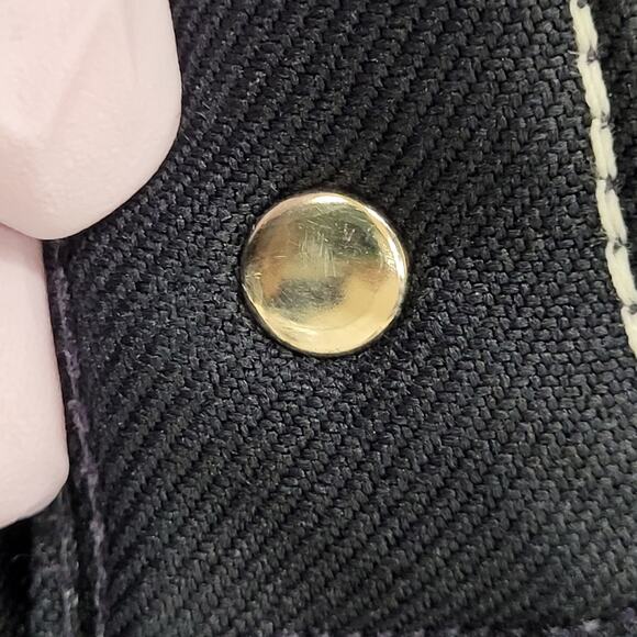 Vintage 80s Wrangler Polyester Pants 36x28 Black - Picture 10 of 16